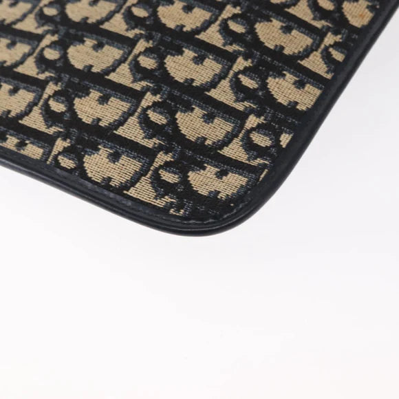 Preowned Authentic Christian Dior Trotter Canvas Shoulder Bag