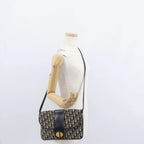 Preowned Authentic Christian Dior Trotter Canvas Shoulder Bag