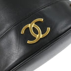Preowned Authentic Chanel Vintage CC Drawstring Bucket Bag