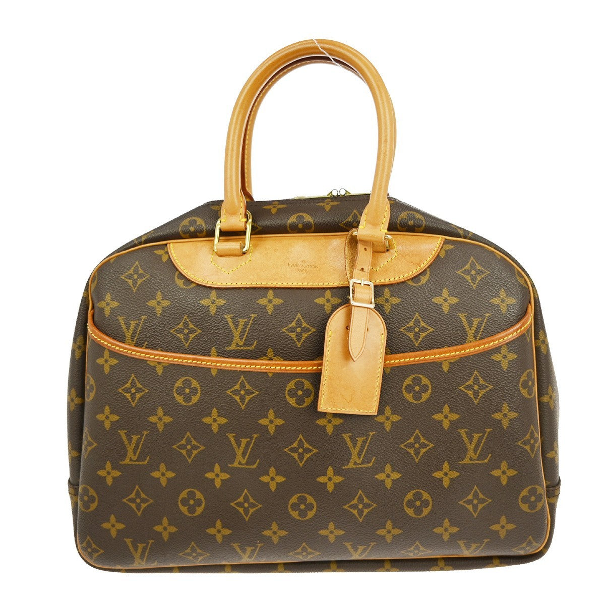 Preowned Authentic Louis Vuitton Deauville Handbag Monogram Canvas