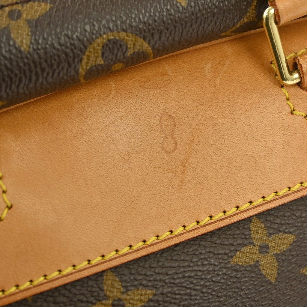 Preowned Authentic Louis Vuitton Deauville Handbag Monogram Canvas