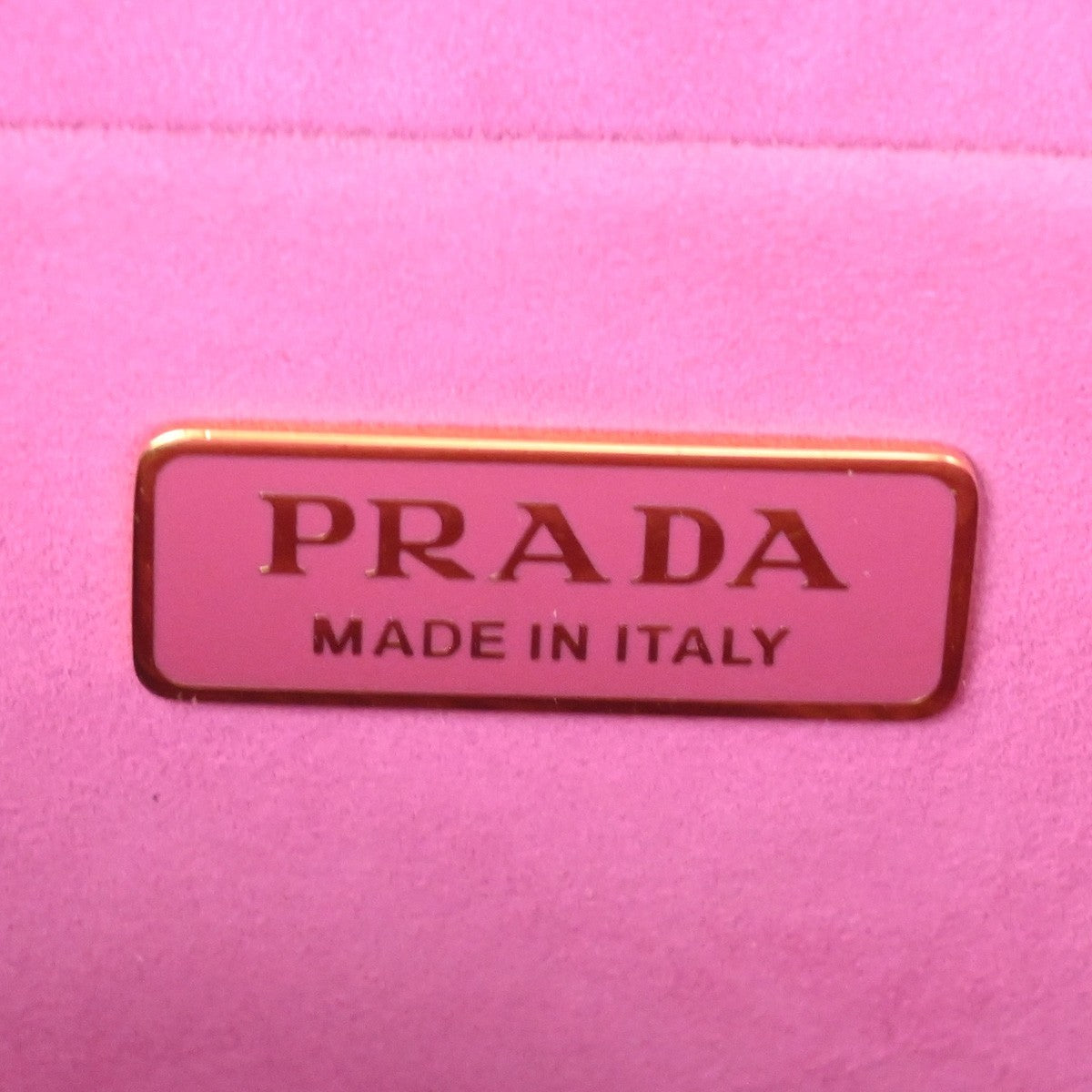 Preowned Authentic  Prada Cahier Crossbody Bag Printed Velvet
