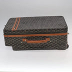 Preowned Authentic Goyard Herringbone Trolley PM Suitcase