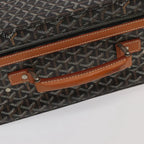 Preowned Authentic Goyard Herringbone Trolley PM Suitcase