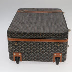 Preowned Authentic Goyard Herringbone Trolley PM Suitcase