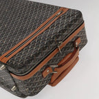 Preowned Authentic Goyard Herringbone Trolley PM Suitcase