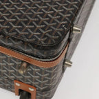 Preowned Authentic Goyard Herringbone Trolley PM Suitcase