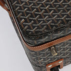 Preowned Authentic Goyard Herringbone Trolley PM Suitcase