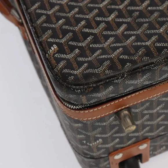 Preowned Authentic Goyard Herringbone Trolley PM Suitcase