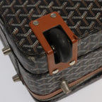 Preowned Authentic Goyard Herringbone Trolley PM Suitcase