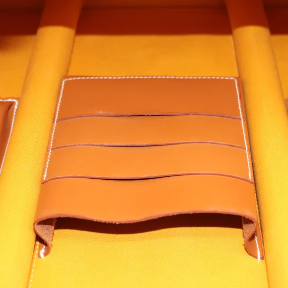 Preowned Authentic Goyard Herringbone Trolley PM Suitcase