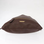 Authentic Preowned Burberry Handbag Brown Leather