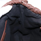 Authentic Preowned Burberry Handbag Brown Leather
