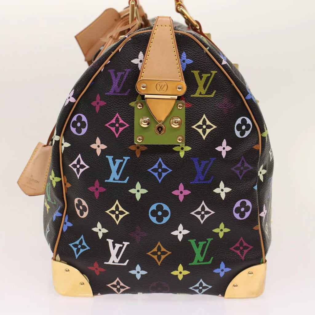 Preowned Authentic Louis Vuitton Monogram Multicolor Keepall 45 Boston Bag