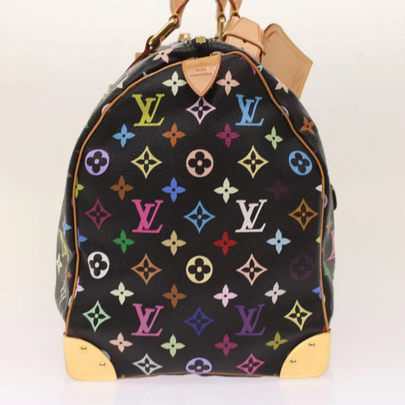 Preowned Authentic Louis Vuitton Monogram Multicolor Keepall 45 Boston Bag
