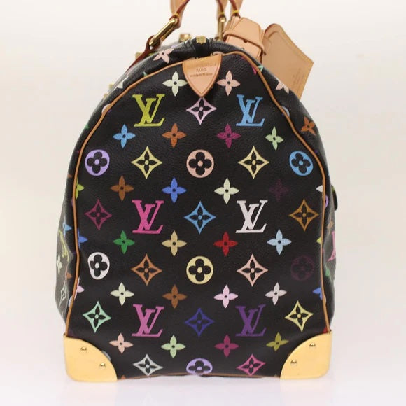 Preowned Authentic Louis Vuitton Monogram Multicolor Keepall 45 Boston Bag