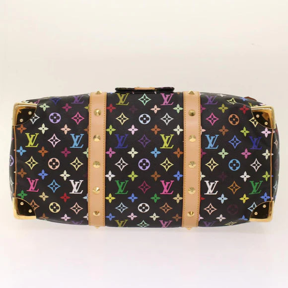 Preowned Authentic Louis Vuitton Monogram Multicolor Keepall 45 Boston Bag