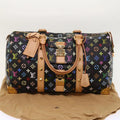 Preowned Authentic Louis Vuitton Monogram Multicolor Keepall 45 Boston Bag