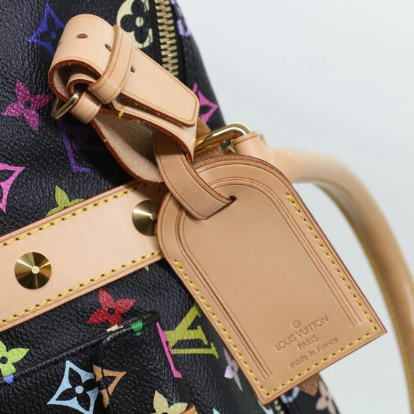 Preowned Authentic Louis Vuitton Monogram Multicolor Keepall 45 Boston Bag