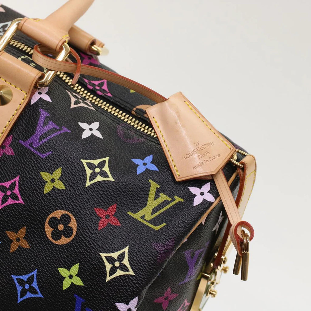 Preowned Authentic Louis Vuitton Monogram Multicolor Keepall 45 Boston Bag