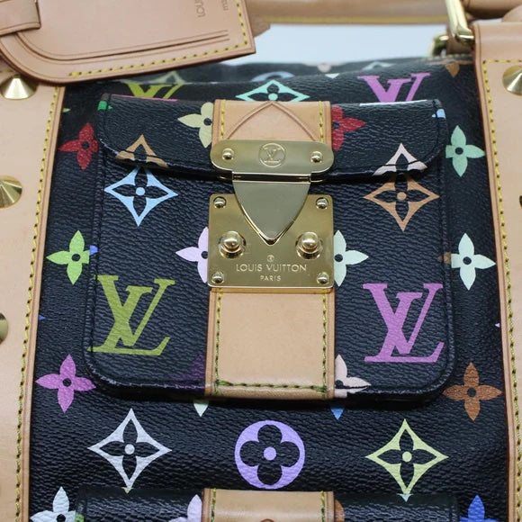 Preowned Authentic Louis Vuitton Monogram Multicolor Keepall 45 Boston Bag