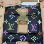 Preowned Authentic Louis Vuitton Monogram Multicolor Keepall 45 Boston Bag
