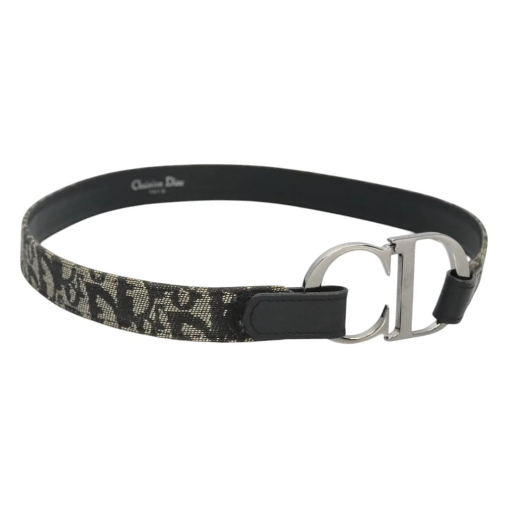 Preowned authentic Christian Dior Trotter Canvas Belt