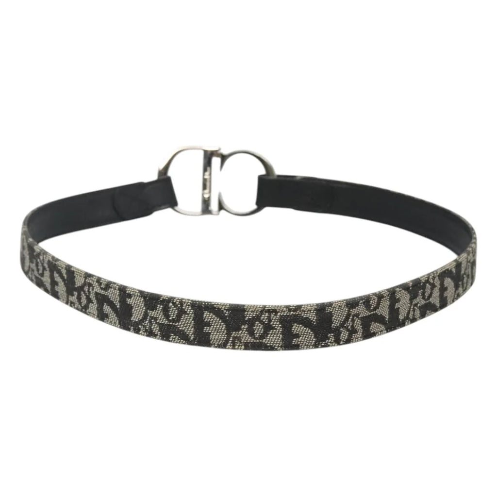 Preowned authentic Christian Dior Trotter Canvas Belt