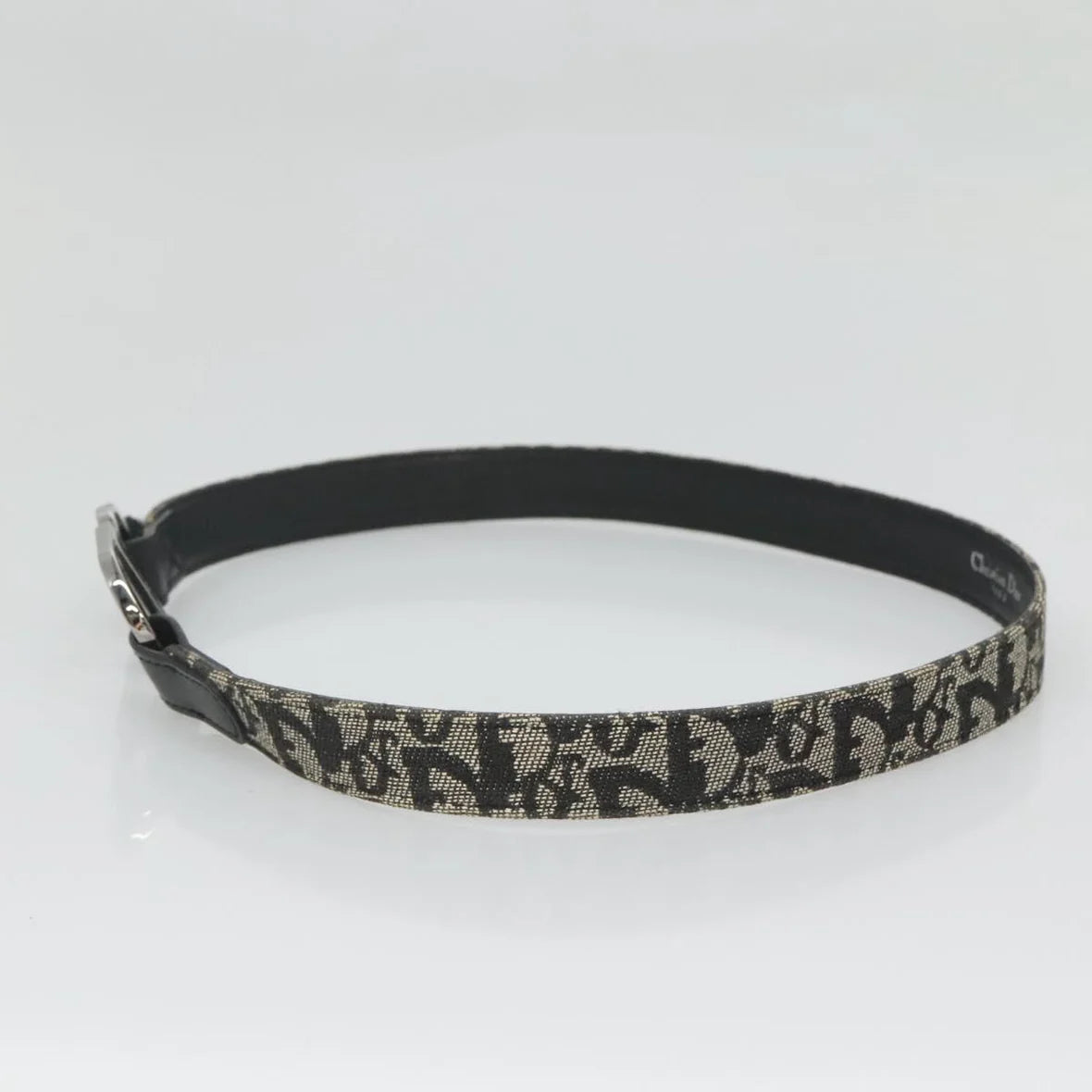 Preowned authentic Christian Dior Trotter Canvas Belt