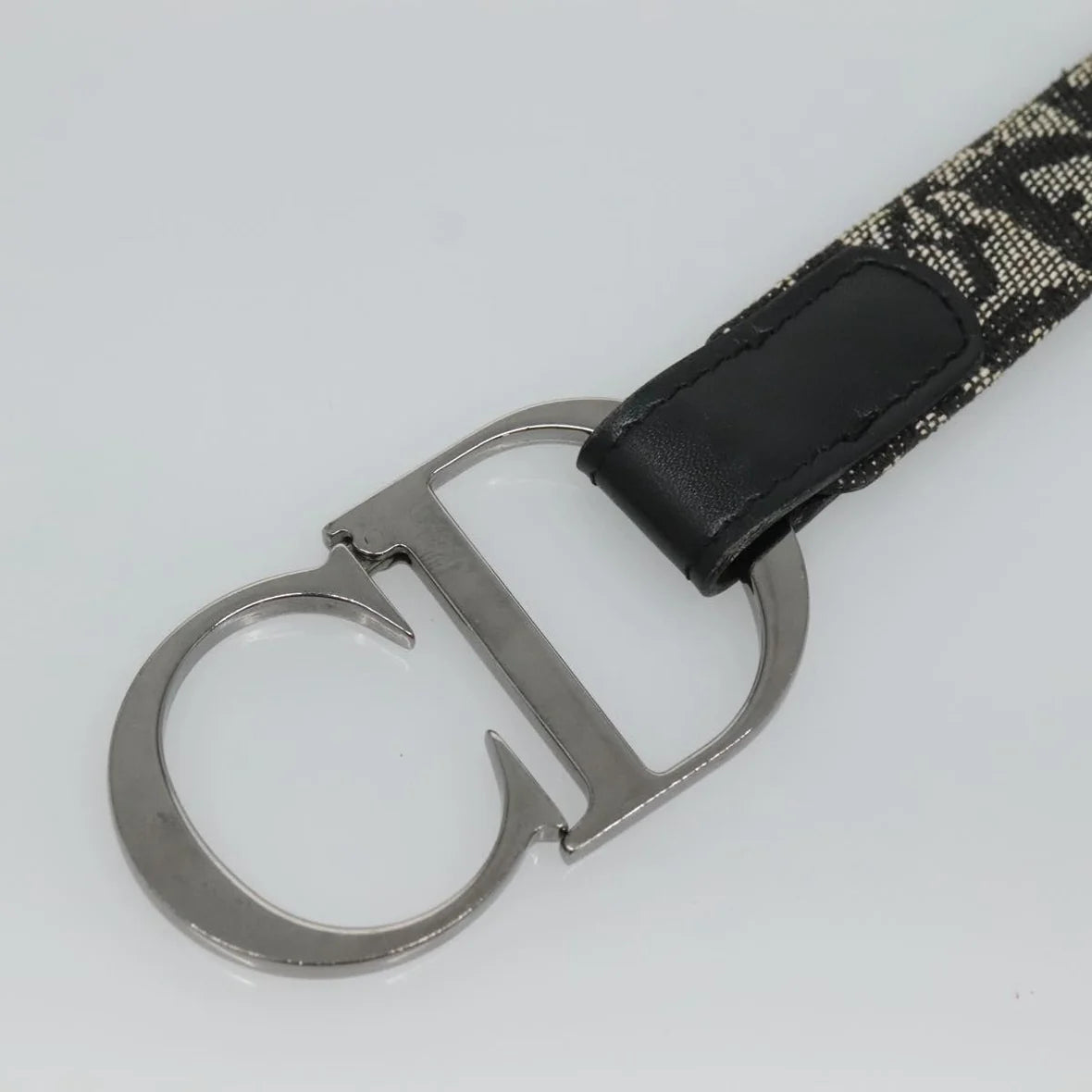 Preowned authentic Christian Dior Trotter Canvas Belt