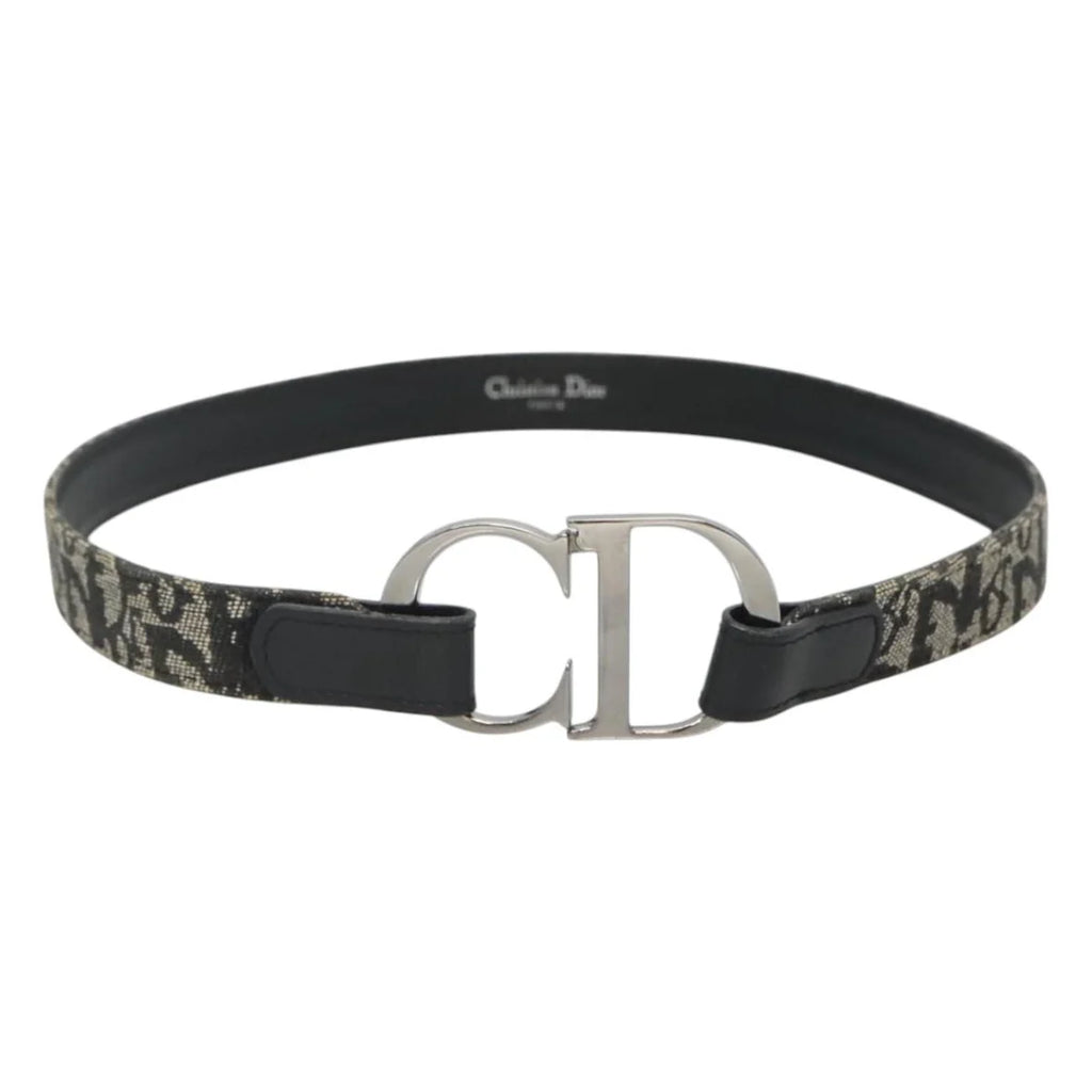 Preowned authentic Christian Dior Trotter Canvas Belt