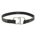 Preowned authentic Christian Dior Trotter Canvas Belt