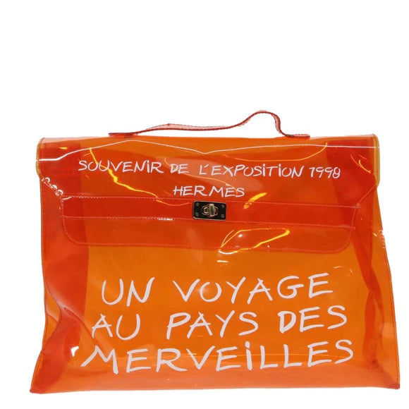 Authentic Preowned  Hermes Vinyl Kelly Hand Bag