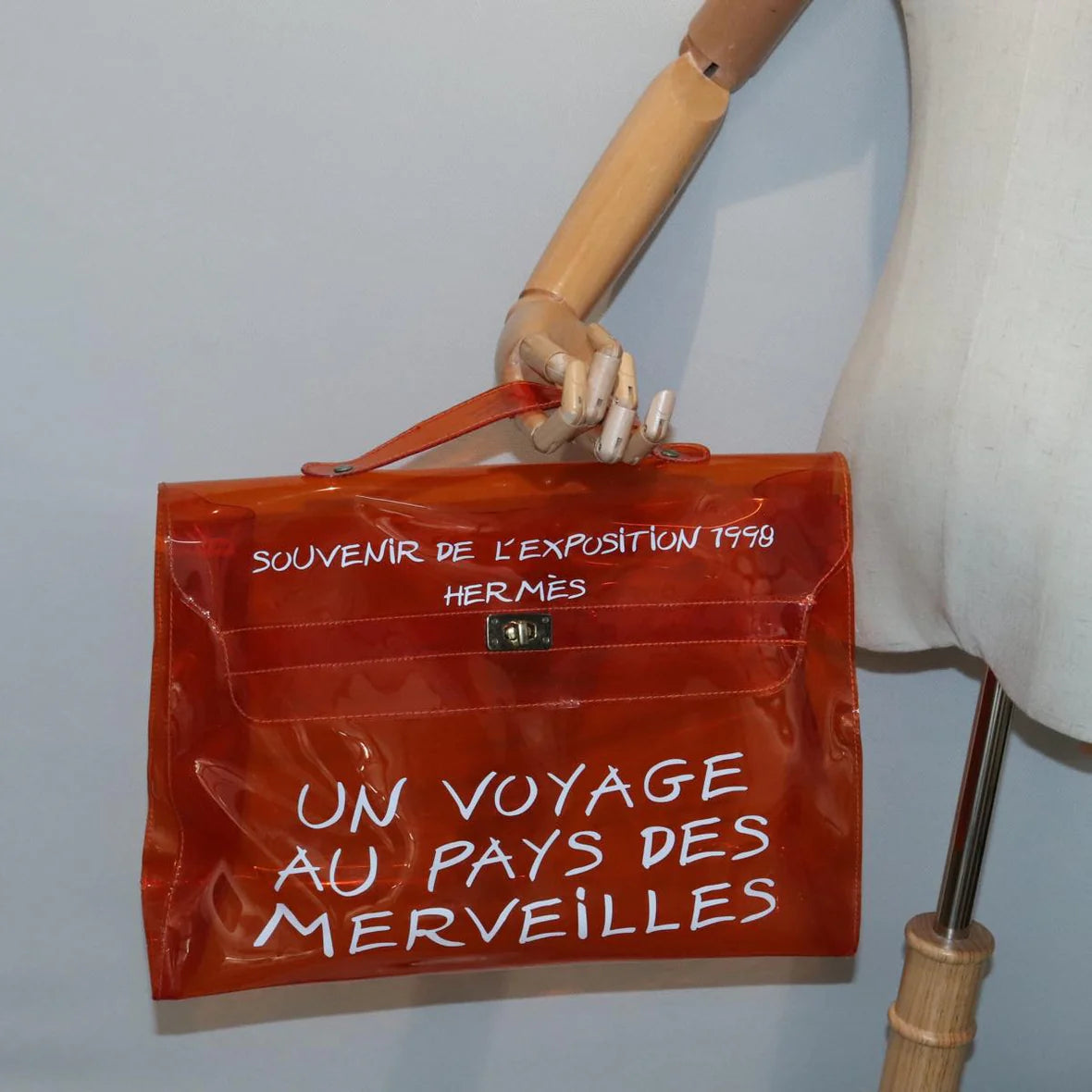 Authentic Preowned  Hermes Vinyl Kelly Hand Bag