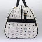 Preowned Authentic MCM Logogram Vicetos Boston Bag