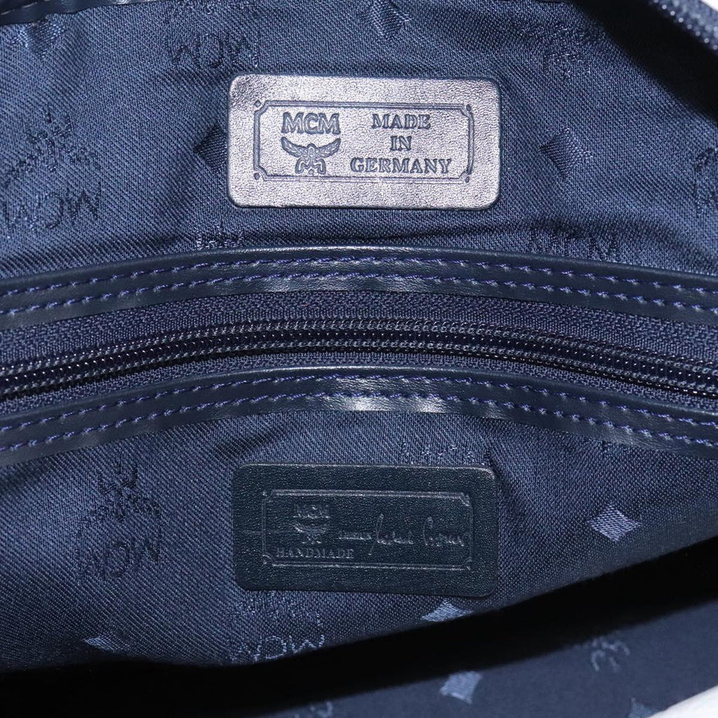 Preowned Authentic MCM Logogram Vicetos Boston Bag