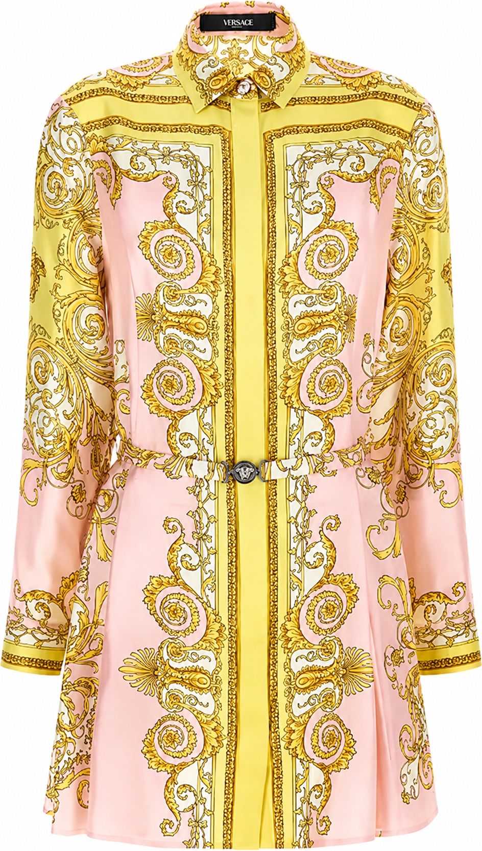 Authentic Versace Silk Twill Mini Dress