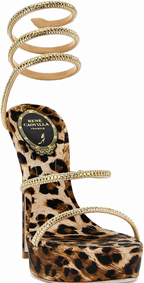 Authentic Rene Caovilla ‘Cleo Leopard’ Sandals