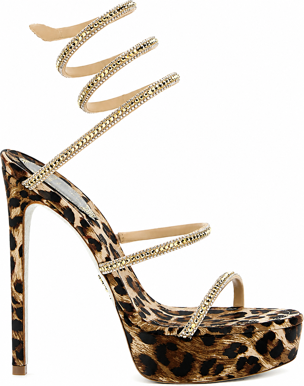 Authentic Rene Caovilla ‘Cleo Leopard’ Sandals