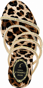 Authentic Rene Caovilla ‘Cleo Leopard’ Sandals