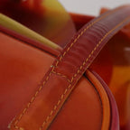 Authentic Preowned Christian Dior Hand Bag Vinyl Orange