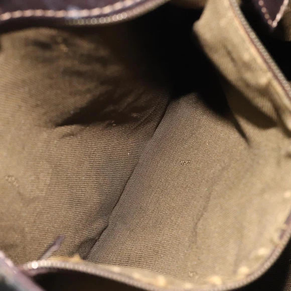 Preowned Authentic Fendi  Zucca Canvas Shoulder Bag