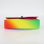 Authentic Preowned Chanel Matelasse Chain Shoulder Bag Lamb Skin Rainbow CC Auth 122426SM