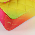 Authentic Preowned Chanel Matelasse Chain Shoulder Bag Lamb Skin Rainbow CC Auth 122426SM