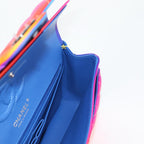 Authentic Preowned Chanel Matelasse Chain Shoulder Bag Lamb Skin Rainbow CC Auth 122426SM