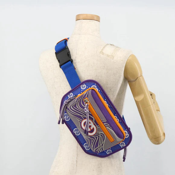 Authentic Preowned Gucci Body Bag Purple Silver