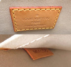 Preowned Authentic Louis Vuitton Gold Alma Handbag