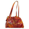 Authentic Preowned Christian Dior Hand Bag Vinyl Orange