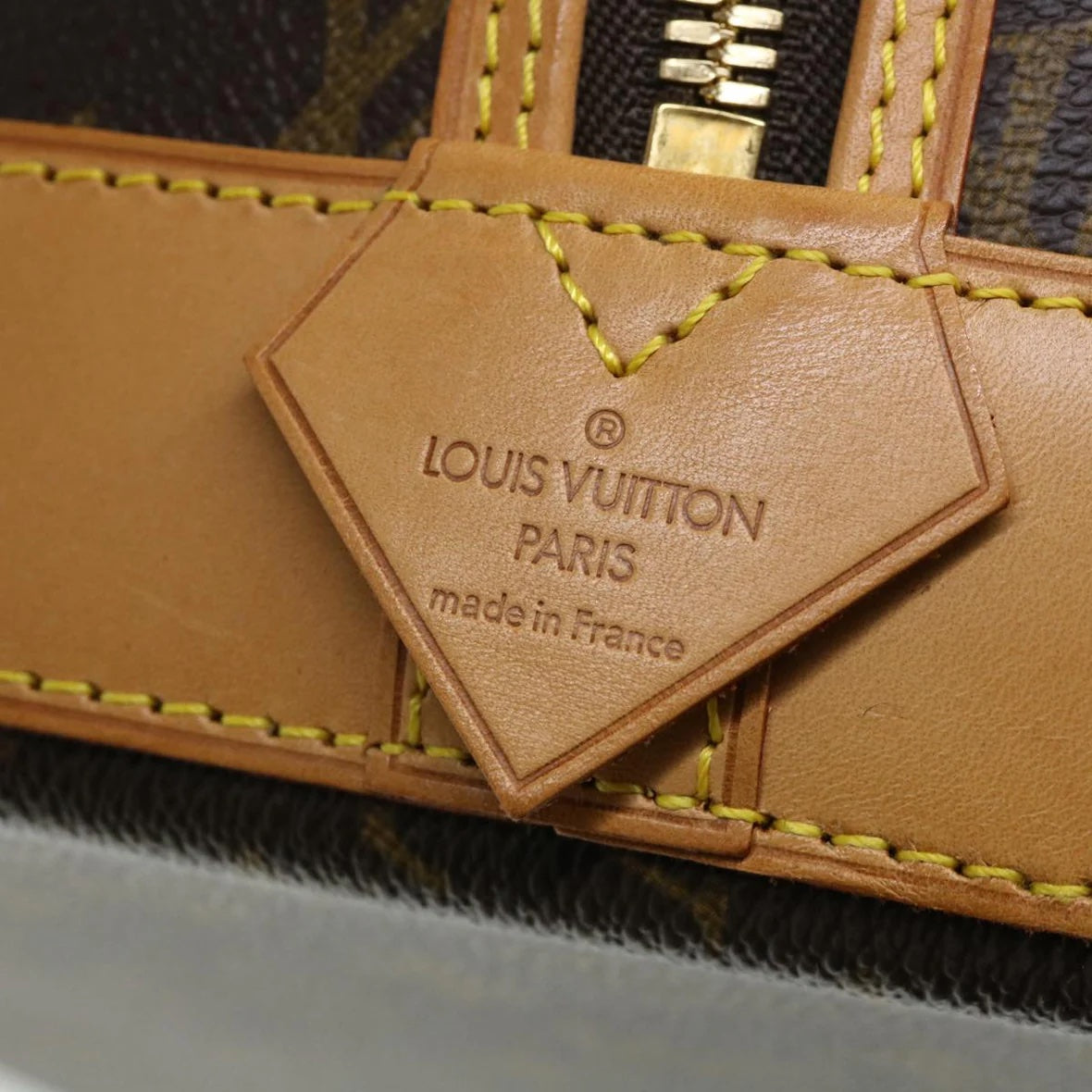 Preowned Authentic Louis Vuitton Monogram Alma Voyage GM Boston Bag
