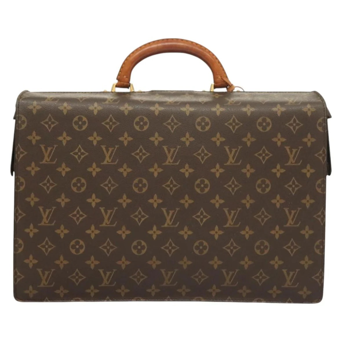 Preowned Authentic Louis Vuitton Monogram Serviette Fermoir Business Bag